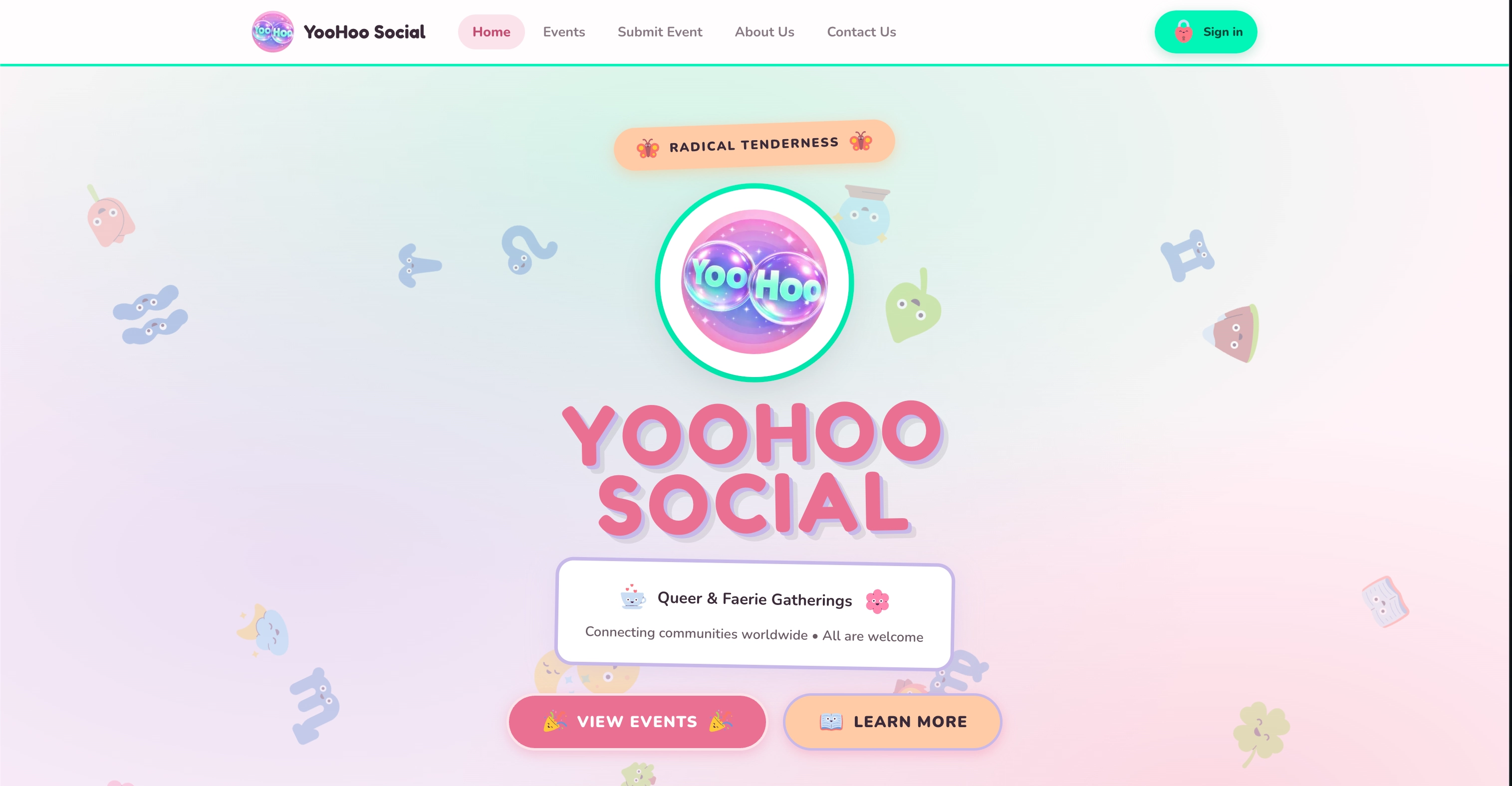 YooHoo Social Event Platform